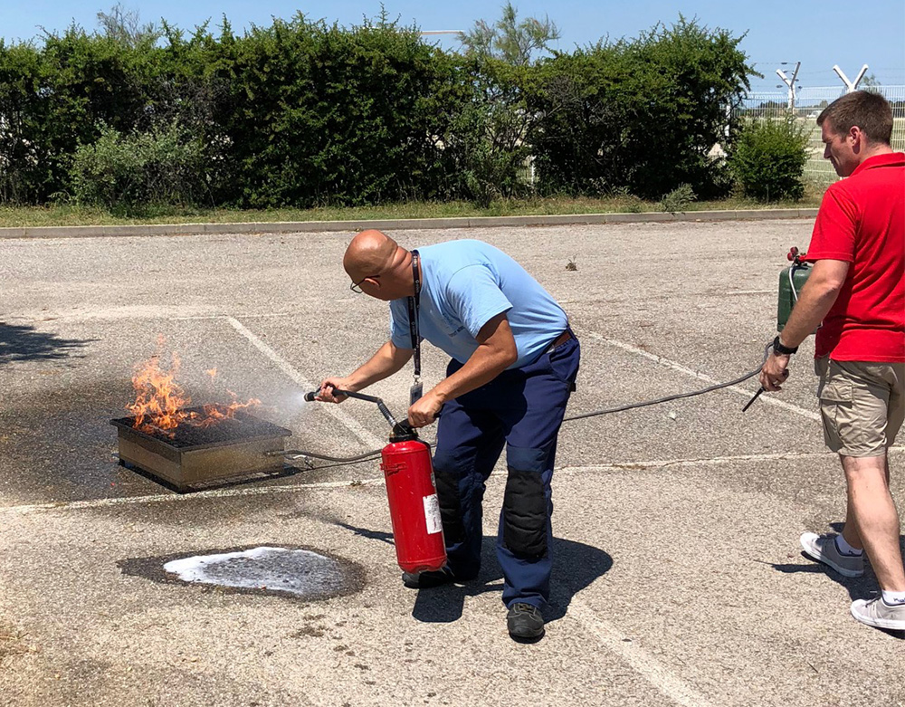 Evacuation travail